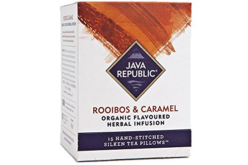 Java Republic Rooibos and Caramel Organic Infusion Tea, 15 Tea Bags (1 Box)