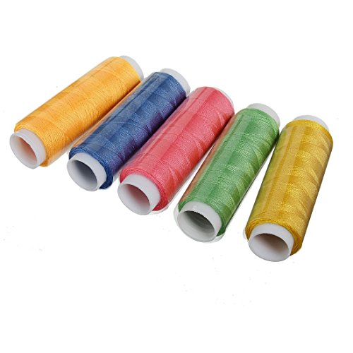 39 Spulen von 250 Metern Bunte Farben 100% Polyesterr, Nähgarn – Farbig sortiert [version:x8.1] by DELIAWINTERFEL - 4