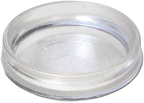 Castor Cups Clear Large X 4