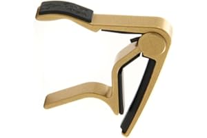 OUTLETISSIMO® Capotasto per chitarra acustica elettrica basso ukulele banjo e strumenti fino a 6/7 corde in lega di zinco