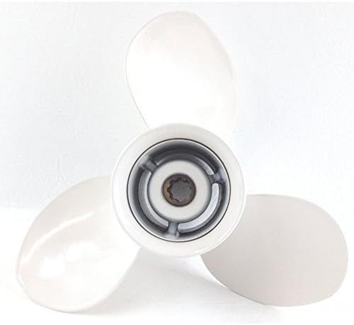 Propeller for Yamaha Outboard 9 1/4 x 9 J, 9.9 hp 15 hp 20 hp, 2 &amp; 4 stroke, 8 splines, 63V-45952-00-EL