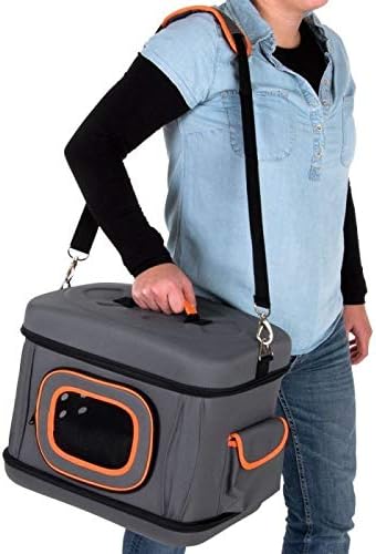 Generic .r Circulation Circulation Collapsible dable Foldable Cir Transport Bag Free Grey Pet Carrier arri Free Air Pet C