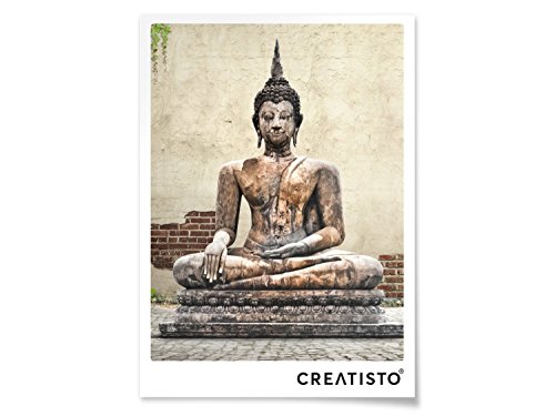 Fliesen-Muster | Dekorations-Fliesensticker Küchenfliesen Bad-Folie Küchengestaltung | 15×20 cm Design Motiv Relaxing Buddha – 1 Stück - 3