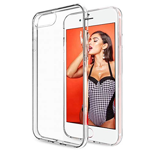VIVK Coque iPhone 7, Coque iPhone 8, Ultra Mince Premium TPU Souple Silicone Transparente Etui de Protection pour iPhone 7/8 4.7 Pouces [Crystal Clear]