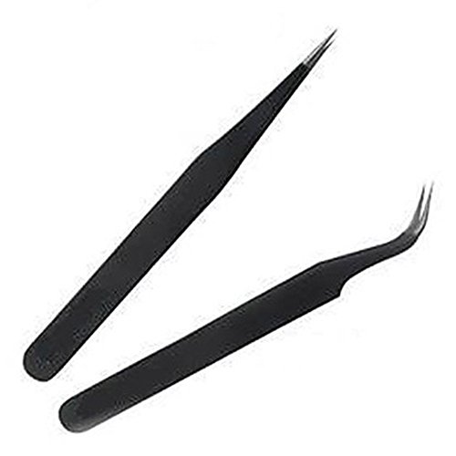 Born Pretty 2 X RHINESTONE Eyelash NIPPERS TWEEZER CLIP NAIL TOOL