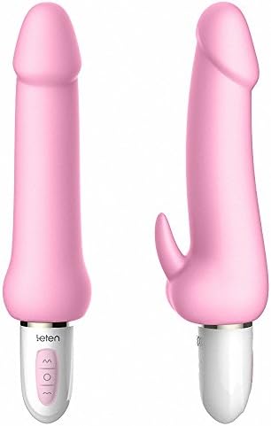 SexBoty Deluxe Realistic Skin Feel Mini Magic Wand with 10 Different Vibration Modes, Whisper Quiet, Intelligent Heating, USB Rechargeable Pulsating Body Massager