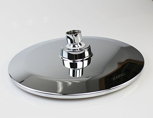 xogolo 9 Zoll Extra Groß fester Duschkopf Universal Duschen Ersatzteile Overhead Duschkopf 1/2 Zoll IPS, chrom poliert - 6