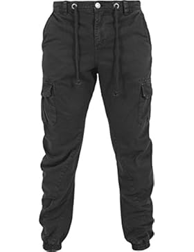 Urban Classics Herren Hose - Cargo Jogging Pants, lange Cargohose eng für Männer und Jungen aus 100% Baumwolle...