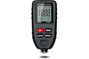 RDINSCOS Spessimetro di Rivestimento，Misuratore di Spessore Digitale per Auto Usate,Spessimetro Vernice Auto Professionale per Superfici in Acciaio/Alluminio a Base,Spessore del Rivestimento Test (TC 100)