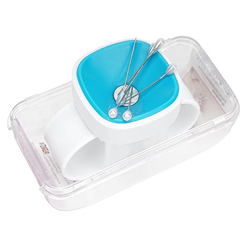 Wrist-Pinny Magnet-Nadelkissen mit flexibler Handspange türkis