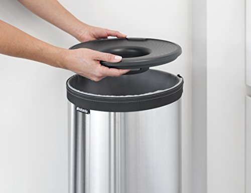 Brabantia 103469 Wäschebox 35 L Kunststoffdeckel in Dark Grey, matt steel - 3