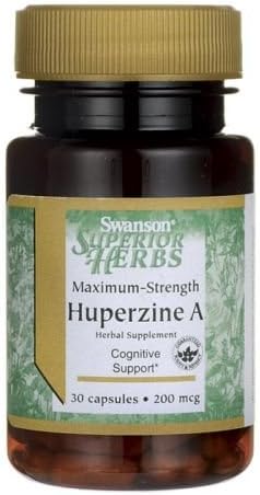 Swanson Superior Herbs Maximum Strength Huperzine A (200mcg, 30 Capsules)