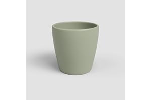 Artevasi Thalia Orchid Pot, Pot en céramique, 14cm de diamètre, Couleur Vert Clair