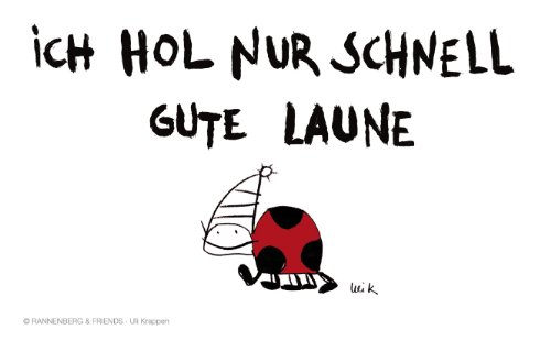 Schneidebrettchen Frühstücksbrettchen Ich hol nur schnell gute Laune 23 x 14 cm