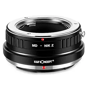 K&F Concept Lens Mount Adapter for Minolta MD MC Mount Lens to Nikon Z6 Z7 Camera