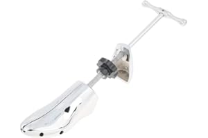 P Prettyia Adjustable Aluminum Alloy Metal Shoe Stretcher Expander Shoe Tree with Shoe Horn for Women Men - Silver, Men (EU 39-46) UK 5.5-11