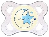 MAM 665127 – Night Latex 0-6 , Doppelpack - 3
