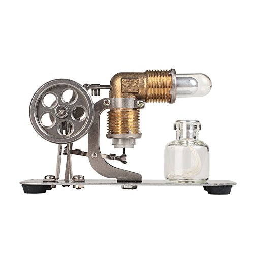 ELENKER Mini Hot Air Stirling Engine Motor Model Educational Toy Kits