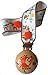 CuteToots hand-painted wooden dummy clip - Hodgeheg the hedgehog (for dummy with ring)