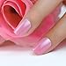 Bling Art False Nails French Manicure Pink - Natural Full Cover Medium Tips UK