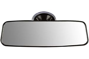 Shkalacar Rétroviseur de Voiture Universel, Rétroviseur Intérieur de Voiture à Ventouse 200 x 60 mm