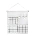 Produktbild TREESTAR Hängeorganizer mit 4 Tasche und 3 Haken, Wand Hängenden Hanging Storage Bag Hängende Kombination Wand Hängen Hängeorganizer, Multifunktionale Wohnzimmer Schlafzimmer badmöbel türregal (#6)