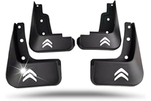 QVBGFF 4 pieces Car Mud Flaps,for Citroen C4 Grand Picasso II 2013-2019 No Collision Front Rear Fender Splash Guards,Car Wheel Protector,Styling Accessories