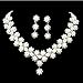 Price comparison product image GYJUN Jewelry Set Women's Wedding / Engagement / Birthday / Gift / Party Jewelry Sets Silver / Imitation Pearl / Alloy RhinestoneNecklaces /