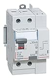 Sensibilidad: 30 mA Legrand LEG411633 - Interruptor diferencial dx-id Tornillo/Auto 2P 63 A 230 V AC Tipo 30 mA alto flujo 3 m