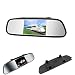 Produktbild ROGUCI Rückfahrkamera / Einparkhilfe, mit LCD-TFT-Farbbildschirm (4,3"-Display / 10,9 cm Bildschirmdiagonale), 16:9-Format, digitaler Rückspiegel (DVD / AV), VCR-Anschluss, hohe Auflösung, Stromversorgung per Autobatterie (DC 12 V)