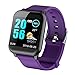 Produktbild Teepao LCD-Schrittzähler, Farbbildschirm, Fitness-Tracker mit Herz-Monitor, wasserdicht, Kalorien-Tracker, Blutdruck, Schrittzähler, Schlafüberwachung, kompatibel mit Android und iOS violett