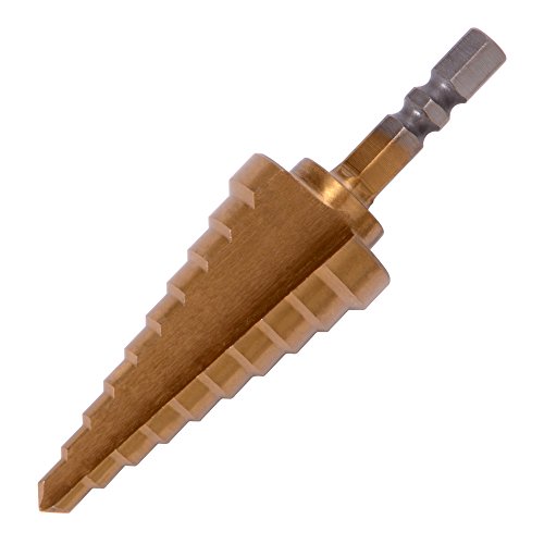 XCSOURCE® 6-25mm Stufenbohrer Bohrer 10-Punkte HSS titanbeschichteten 1/4 „Sechskantschaft Schnellspanner Holz Metall Cutter BI447 - 5