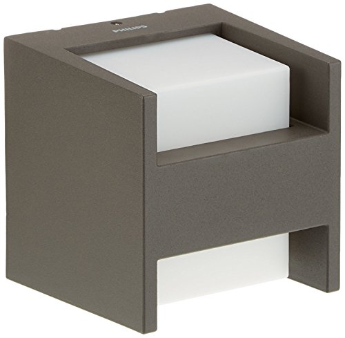 Philips myGarden LED Wandaussenleuchte Arbour 2-flammig Aluminium 4.5 W Grau 164599316