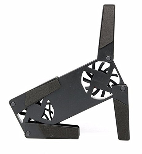 Outstanding® Faltbare Kühlung Pad Mini Double Fan USB Lüfter Notebook Kühler Pad für Laptop Notebook PC - 3