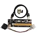 Produktbild Bellaluee Computer-Erweiterungskarte, Pci-E Pci Express 1X bis 16X Riser Card USB 3.0 Kabel Sata 4Pin IDE Netzkabel Molex Power für BTC Miner-Maschine