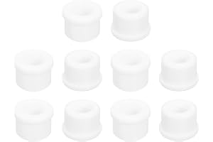 QUARKZMAN 12 st vita silikongummitrådar för 15 mm hål, innerdiameter 10 mm, toppformad hållock, tätning för ledningar, bil