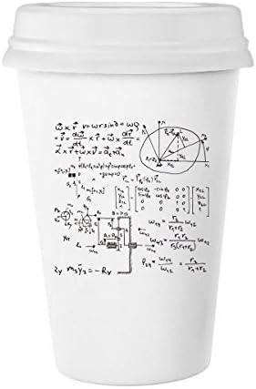 Matrix Mathematical Formulas Science Calculus Figure Classic Mug White Pottery Ceramic Cup Milk Coffee Cup Gift 350 ml