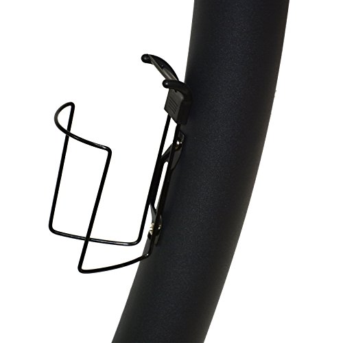 EnjoyFit Heimtrainer Fahrradtrainer mit Handpuls-Sensoren schwarz/grün - 7