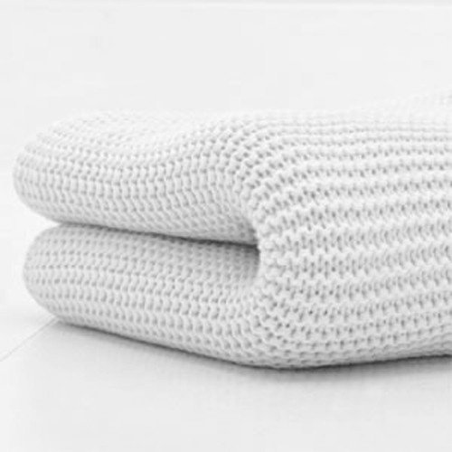 Cuddles Collection Cot Bed Cellular Blanket (White)