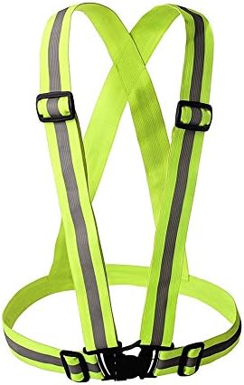 AoToZan Reflective Vest Elastic and Adjustable Running Gear Safety Vest for Running, Walking, Jogging, Cycling, Motorcycle