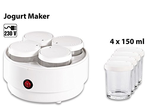 PEARL Joghurt Maker mit Portionsgläsern (4x 150 ml) - 2