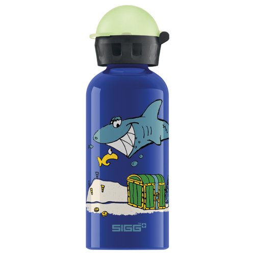 Sigg Trinkflasche Shark In The Dark, Blau, 0.4 Liter, 8321.00