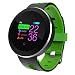 Produktbild Romsion Fashion Bluetooth Smart Watch Herzfrequenz Sauerstoff Blutdruck Sport Fitness Tracker (grün)