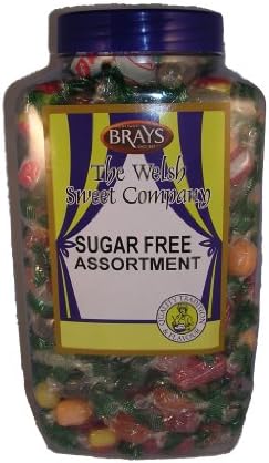 Brays Sweets Sugar Free Assortment 2.25kg Jar