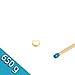 Produktbild 10 x Scheibenmagnet Ø 5,0 x 2,0 mm N40 Gold - hält 650 g