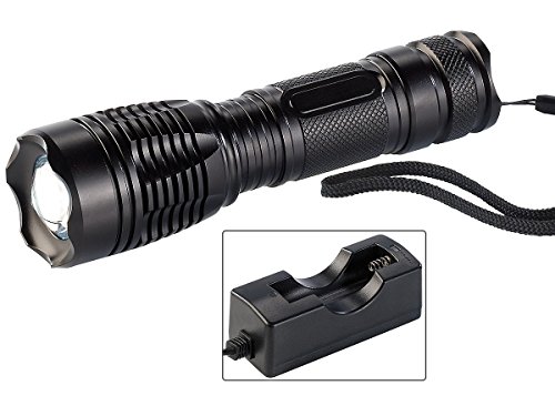 KryoLights LED-Taschenlampe TRC-144.a inkl. Akku und Ladegerät 1000 lm, IP44 - 2