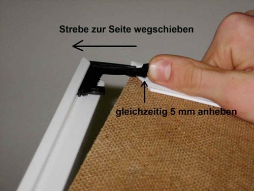 Iowa Kunststoff-Bilderrahmen 22×33 cm 33×22 cm Farbwahl jetzt : Terra Gold mit reflexfreiem Acrylglas Posterrahmen - 3