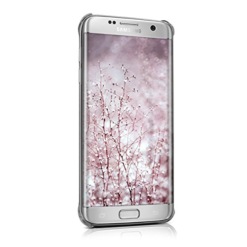 kwmobile Funda para Samsung Galaxy S7 Edge - Carcasa de  pl  stico  para m  vil - Protector  Trasero  en  Rosa Claro Blanco Transparente 