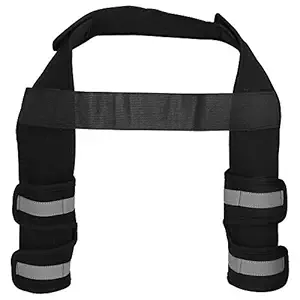 Dog Front Leg Braces, Supportive Wrap Knees Sleeve Protector Reflective Dog Canine Front Leg Brace for Wrist Carpal for Wound Injury Sprains Arthritis(L)