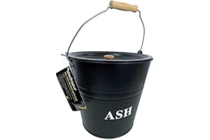 BLACKSPUR Yoicn Lth Coal FIRE ASH Bucket with LID - 12L